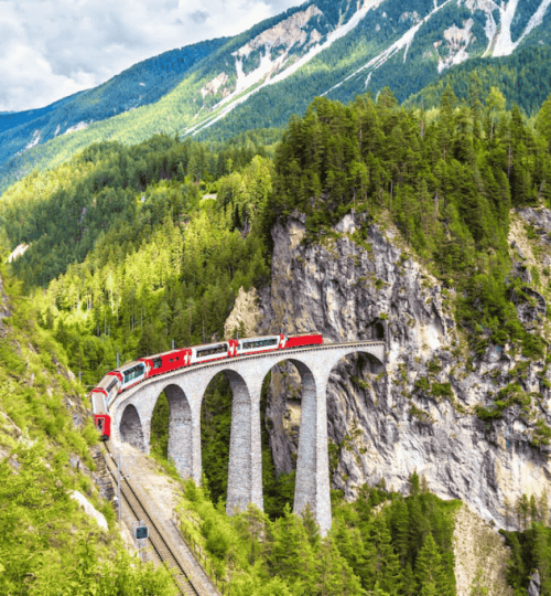 Suíça com Trem Panorâmico